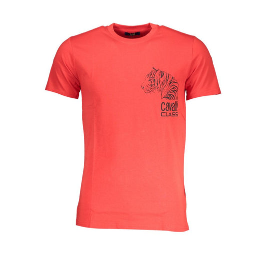 Camiseta roja de algodón