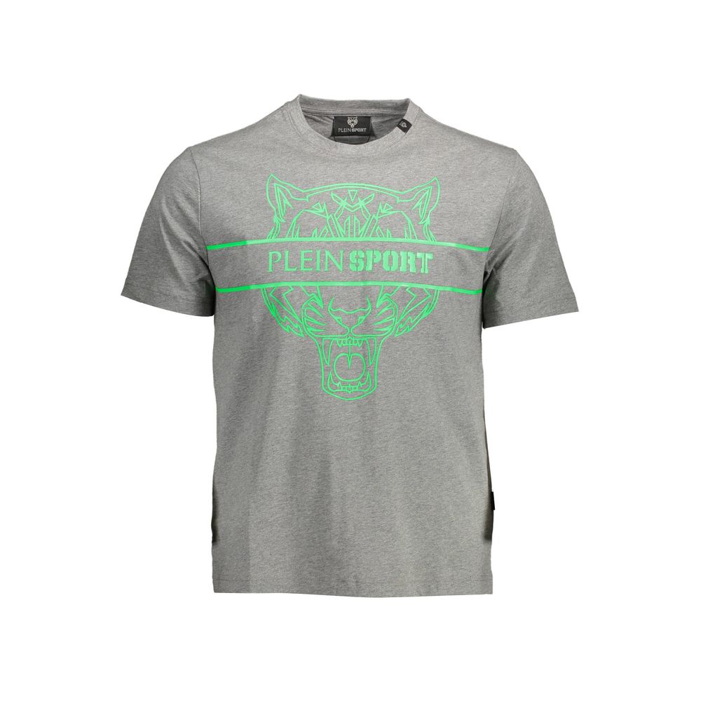 Camiseta marrón de algodón para hombre
