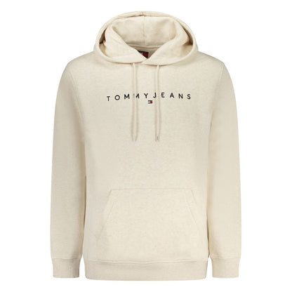 Beige Cotton Men Sweater