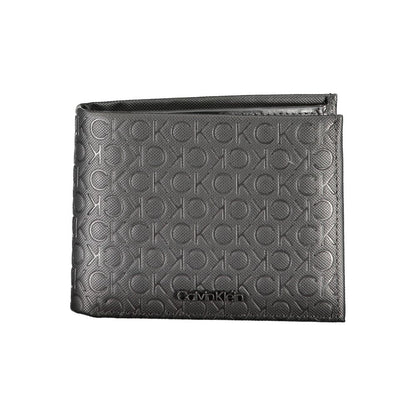 Cartera de piel negra