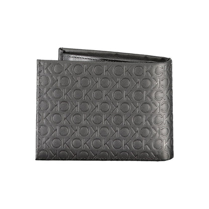 Cartera de piel negra