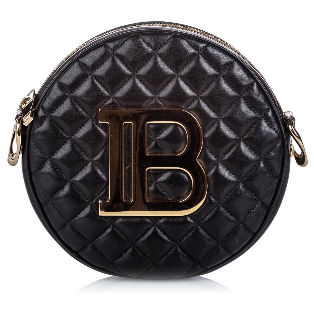 Black Leather Crossbody Bag