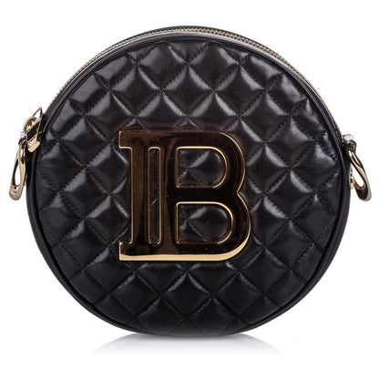 Black Leather Crossbody Bag