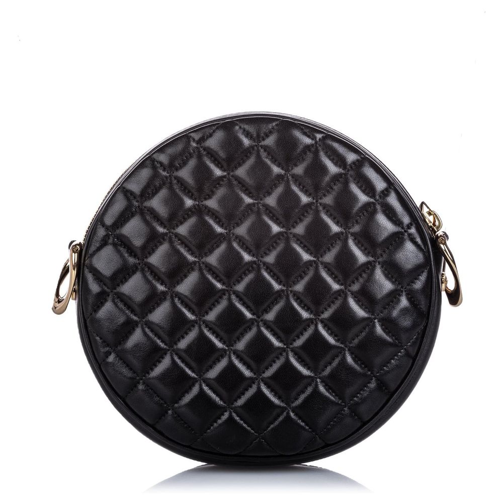 Black Leather Crossbody Bag