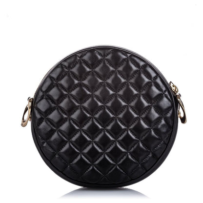 Black Leather Crossbody Bag