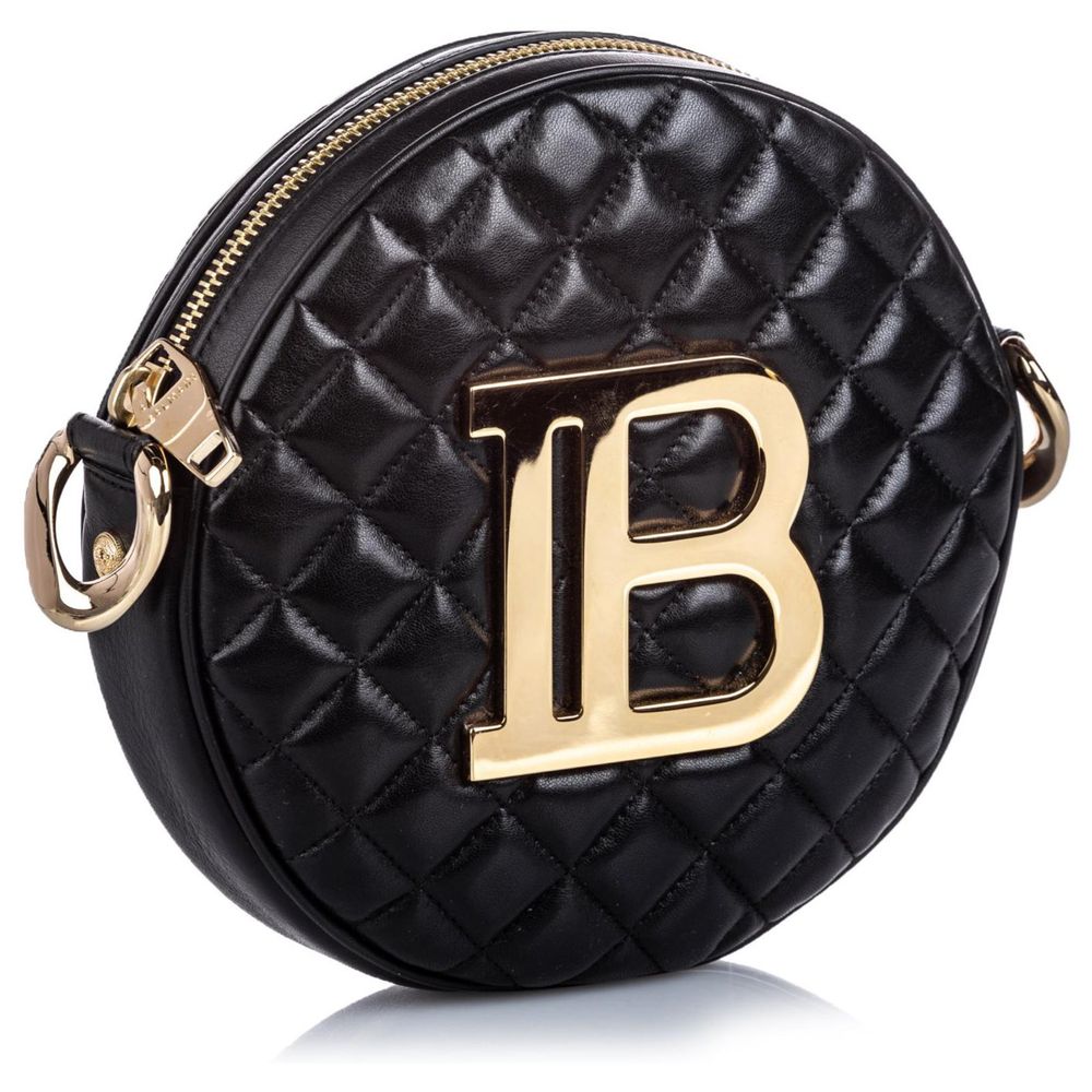 Black Leather Crossbody Bag