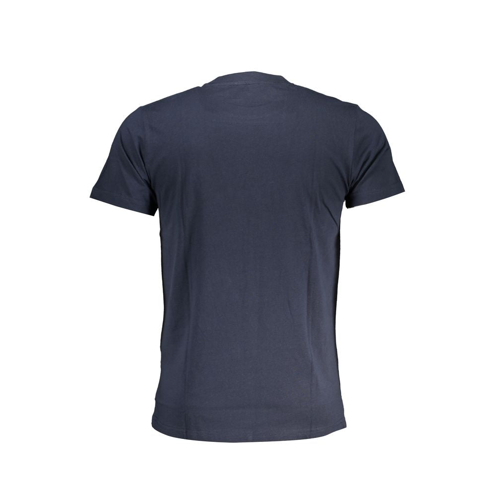 Camiseta azul de algodón