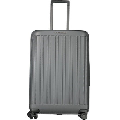 Gray Polycarbonate Men Luggage