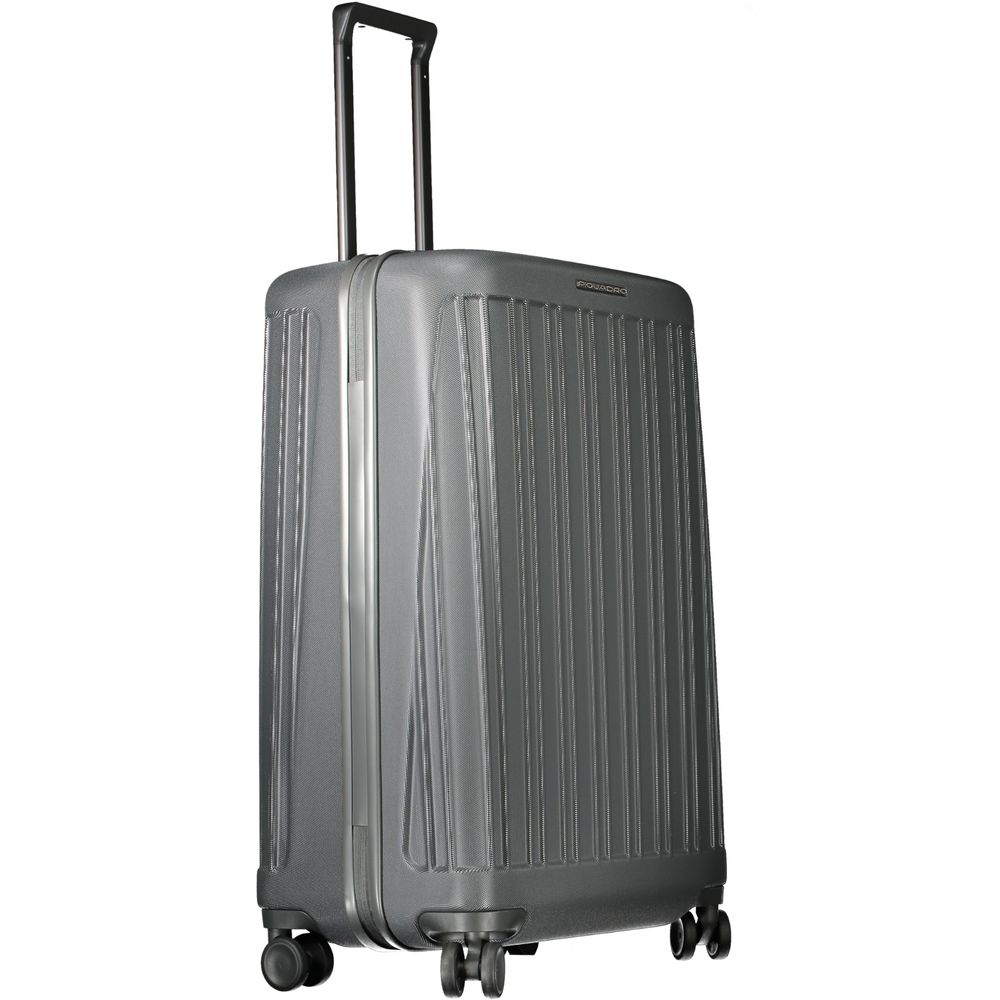 Gray Polycarbonate Men Luggage