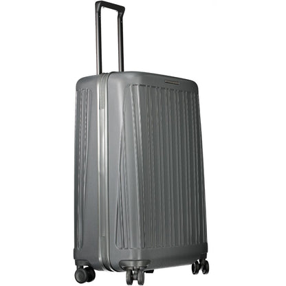 Gray Polycarbonate Men Luggage