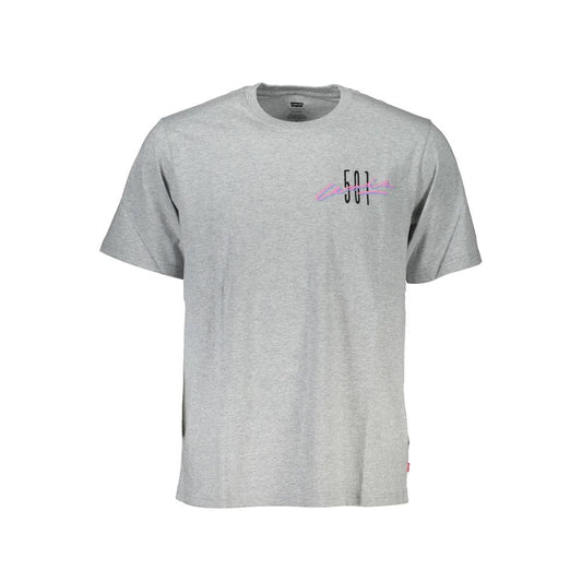 Brown Cotton Men's T-Shirt
