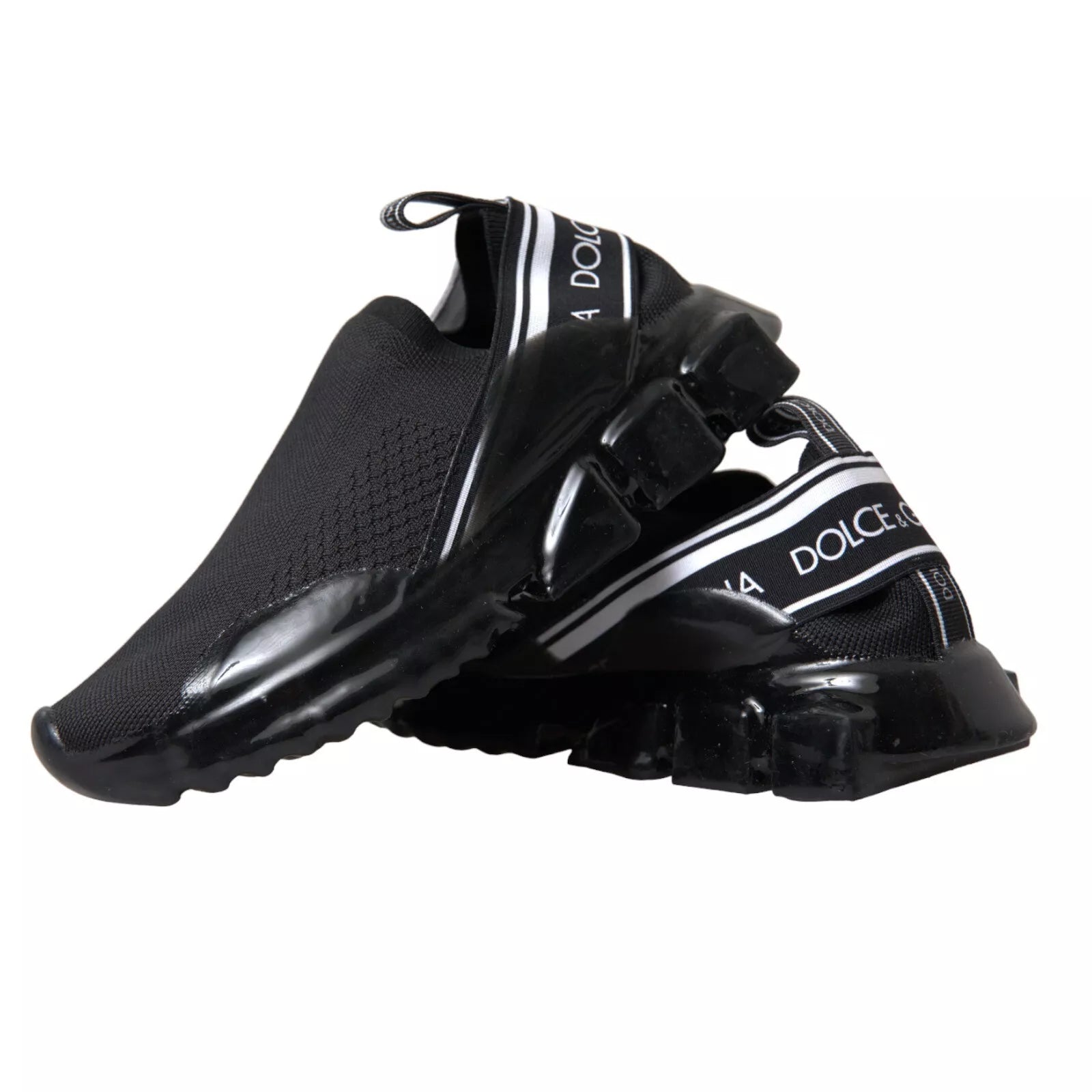Black Sorrento Slip On Low Top Sneakers