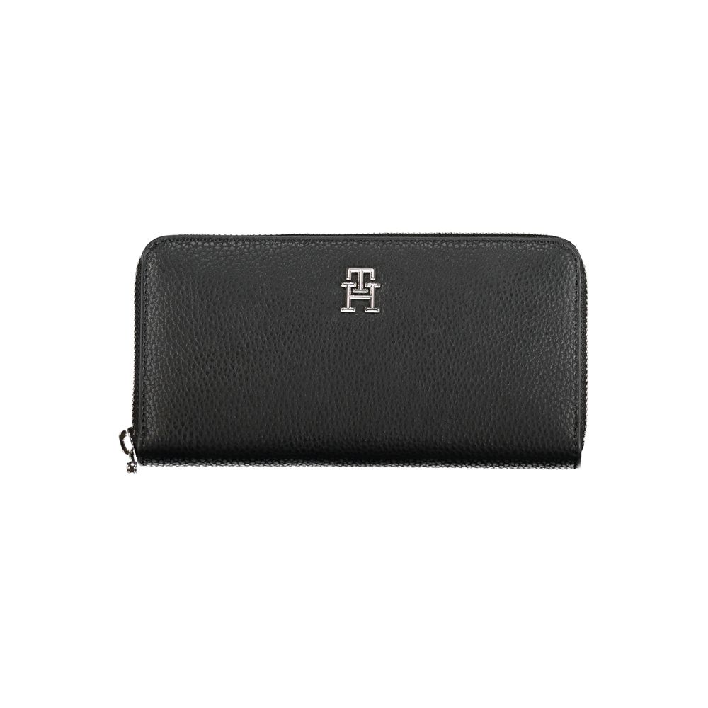 Elegante cartera negra multiusos