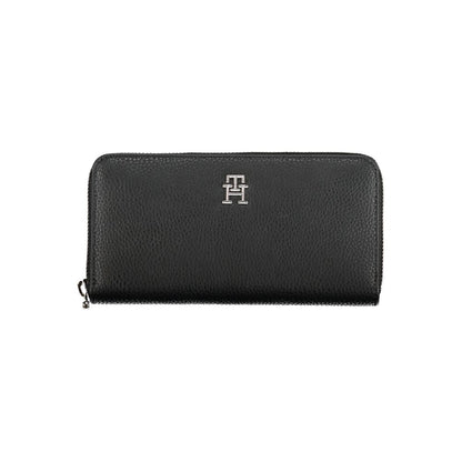 Elegante cartera negra multiusos