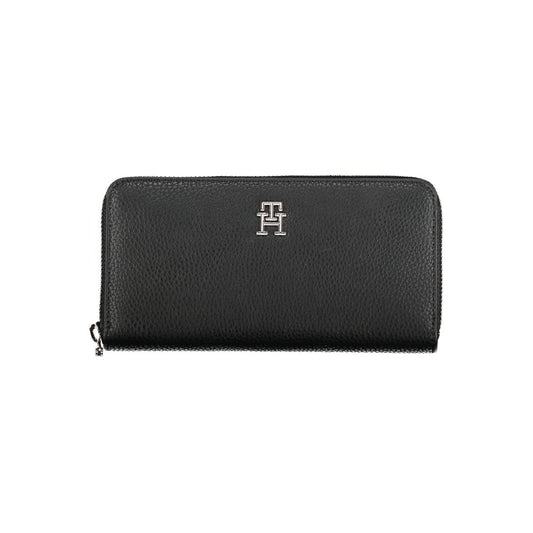 Elegante cartera negra multiusos