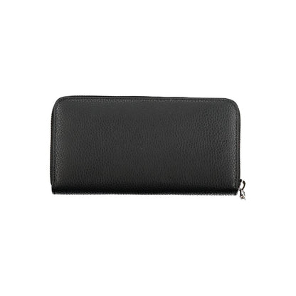 Elegante cartera negra multiusos