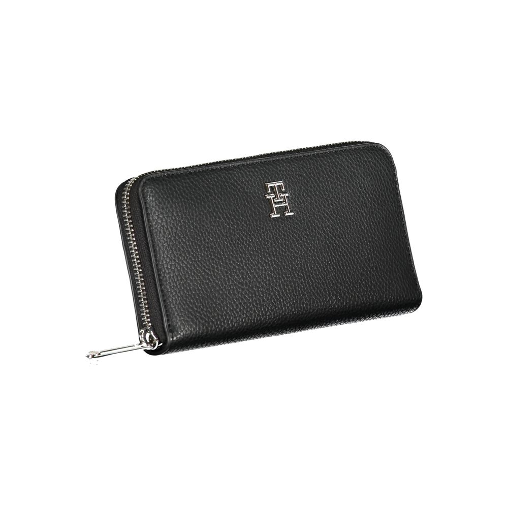 Elegante cartera negra multiusos