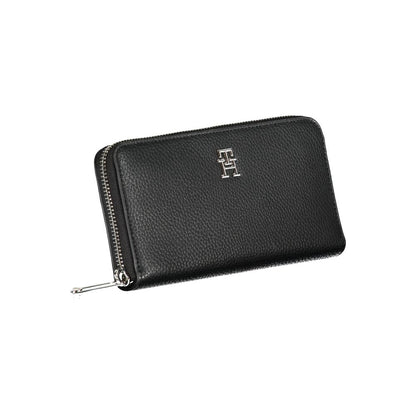 Elegante cartera negra multiusos