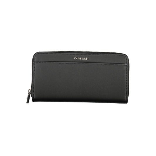 Elegante cartera negra con seguridad RFID