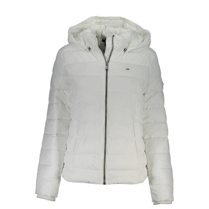 Chaqueta blanca de poliéster para mujer