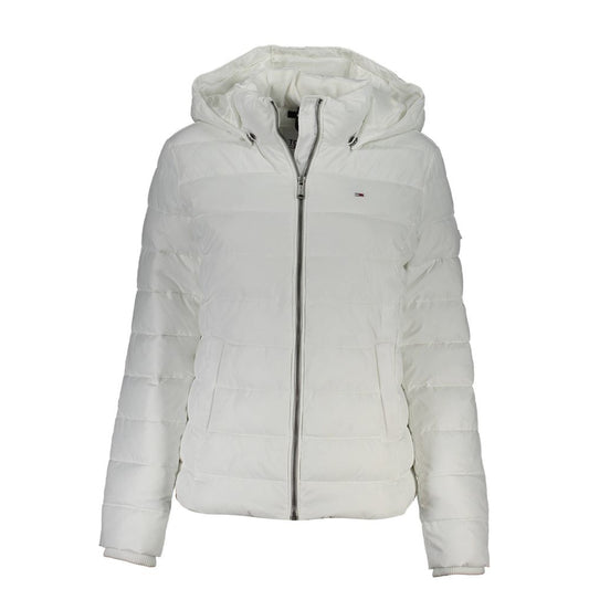 Chaqueta blanca de poliéster para mujer