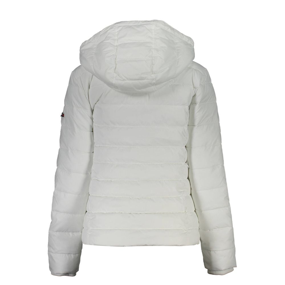 Chaqueta blanca de poliéster para mujer