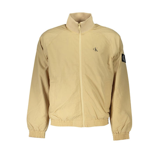 Chaqueta deportiva de manga larga beige