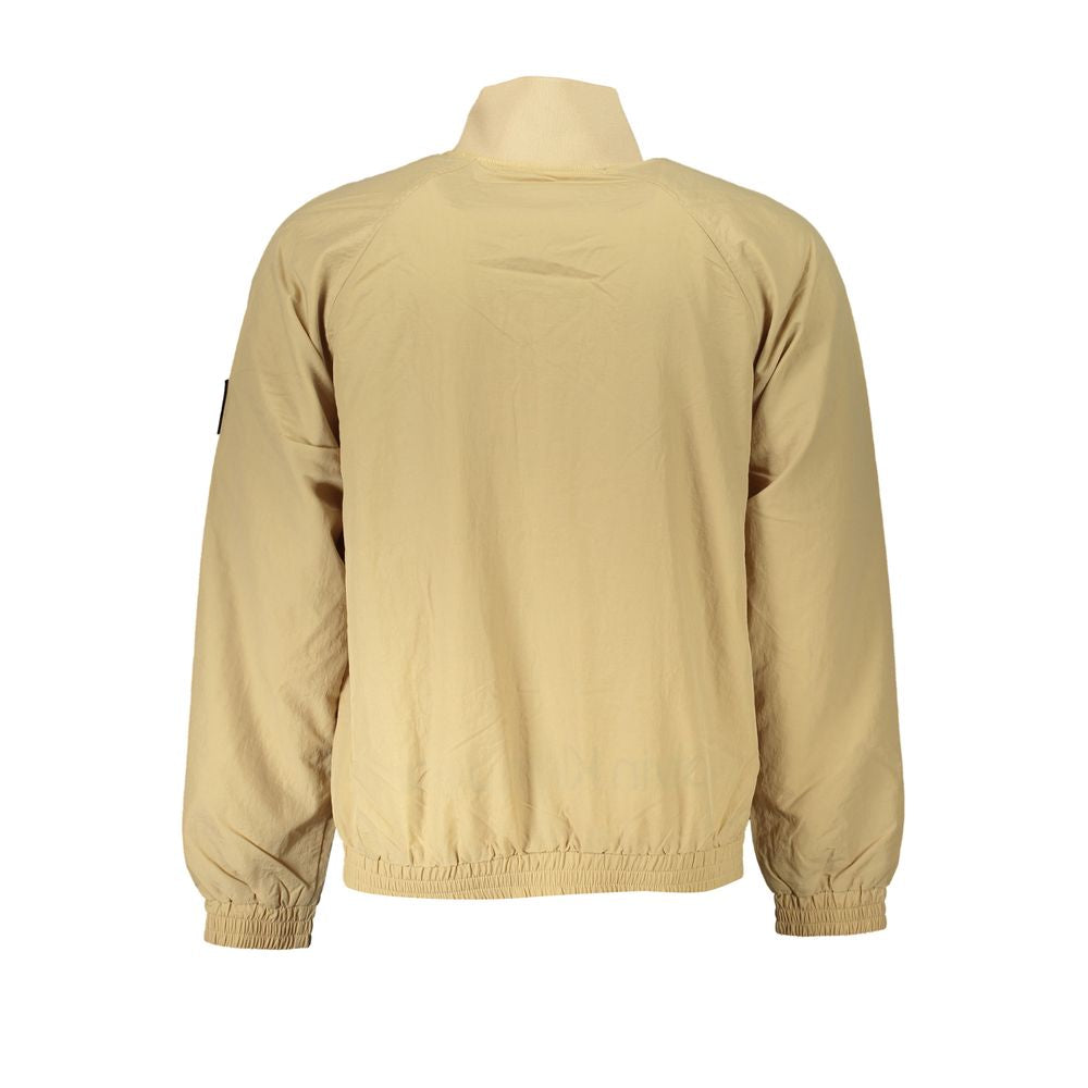 Chaqueta deportiva de manga larga beige