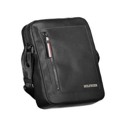 Bolso bandolera de polietileno negro