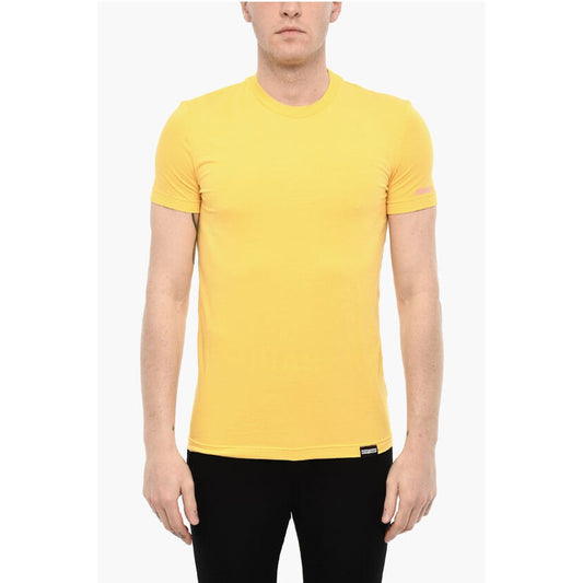 Crew-neck Underwear T-shirt with Logo Print