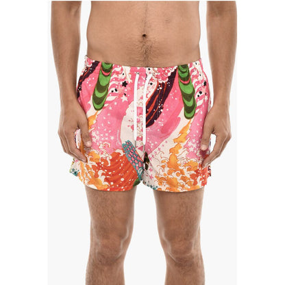 Allover Printed Swim Shorts
