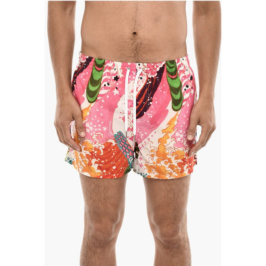 Allover Printed Swim Shorts