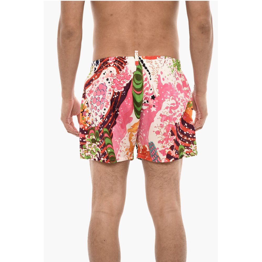 Allover Printed Swim Shorts