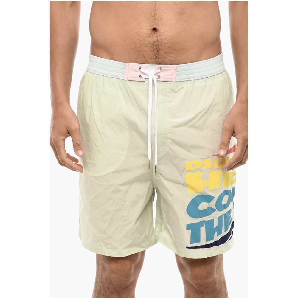 Printed SUN Swim Shorts