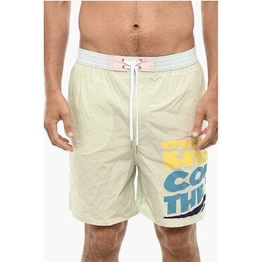 Printed SUN Swim Shorts