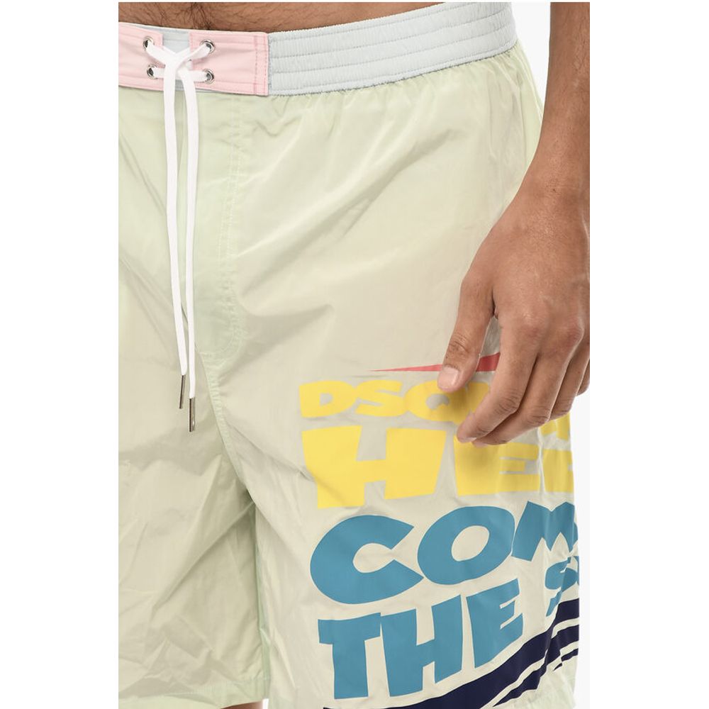 Printed SUN Swim Shorts