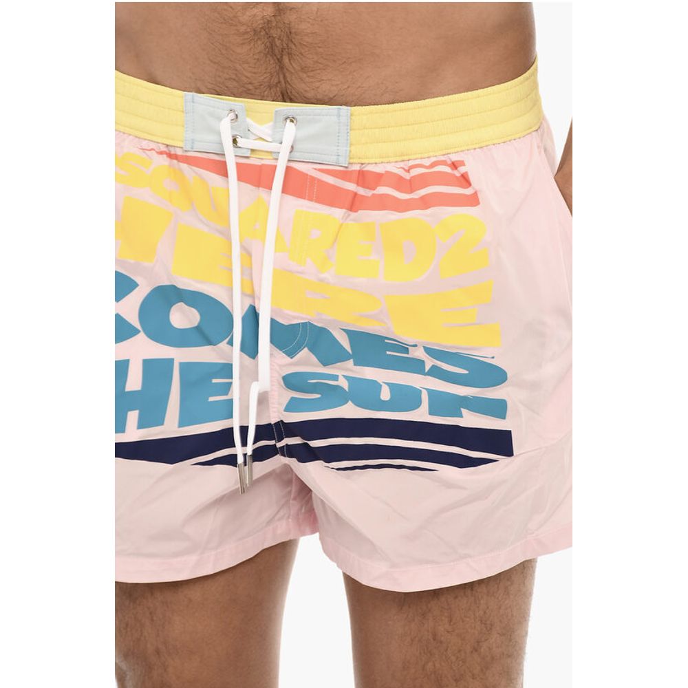 Printed SUN Swim Shorts
