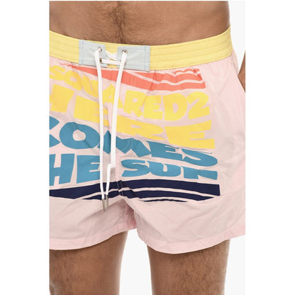 Printed SUN Swim Shorts