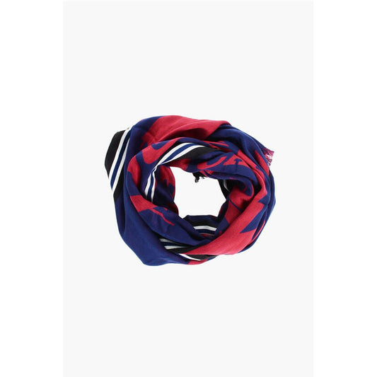 Two-Tone CANADIAN TEAM Scarf with Contrasting Details