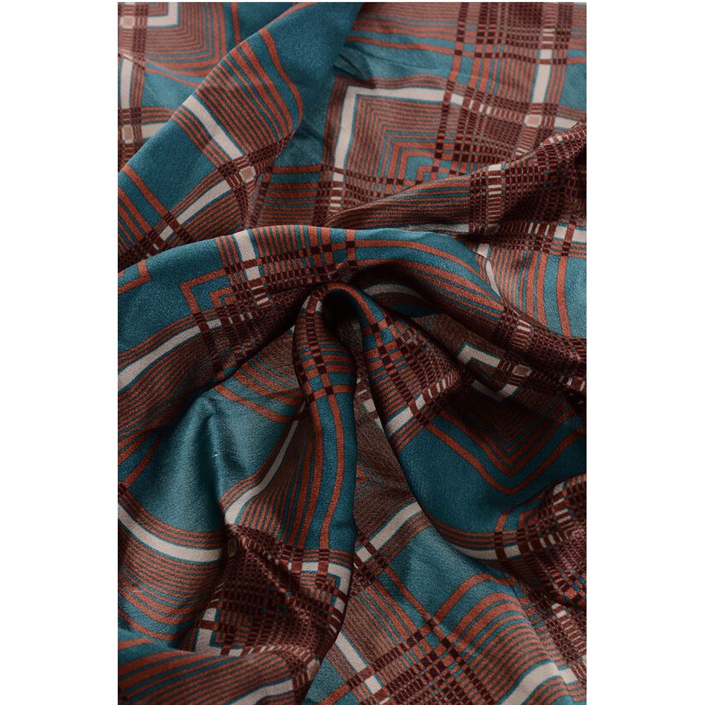 Checked Silk Foulard