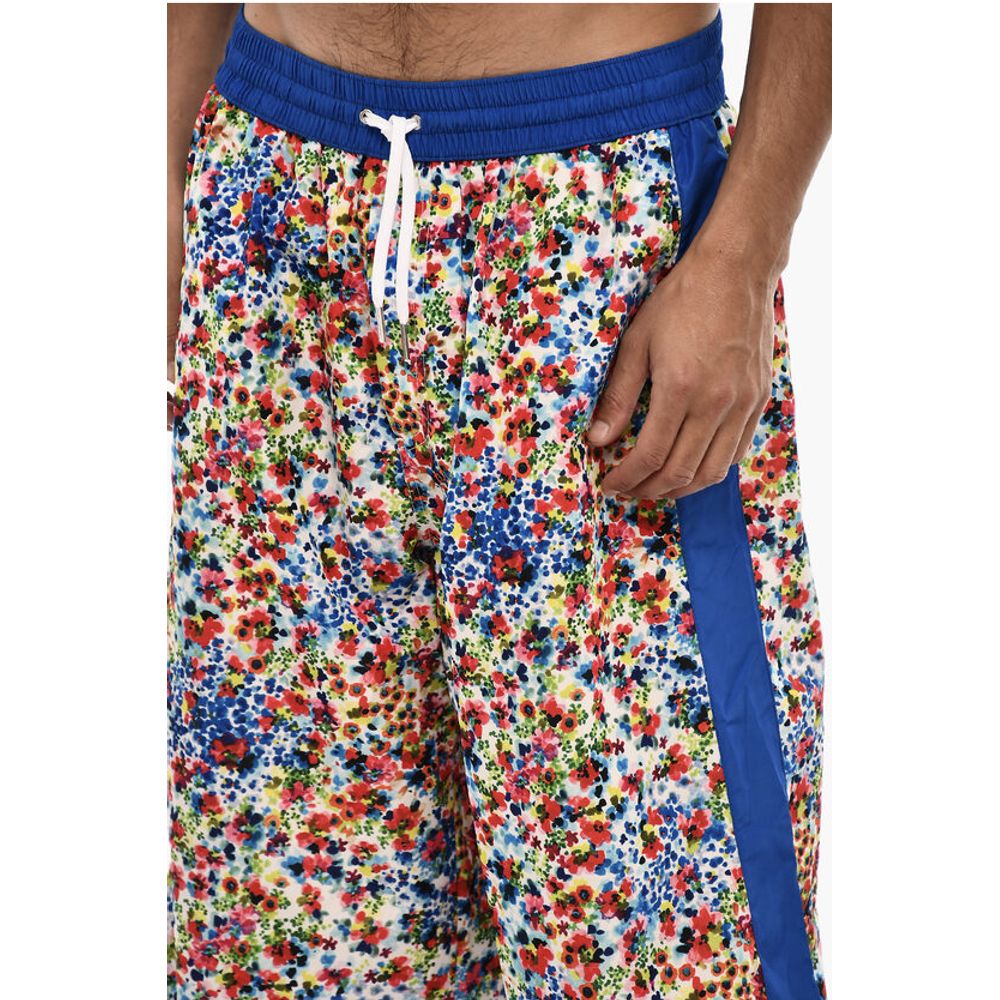 Maxi Swim Shorts With Floral Print