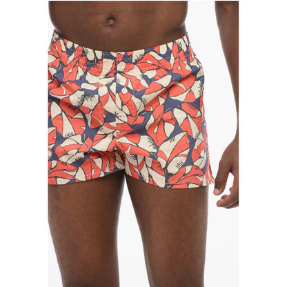 Plant Patterned Popeline Boxer