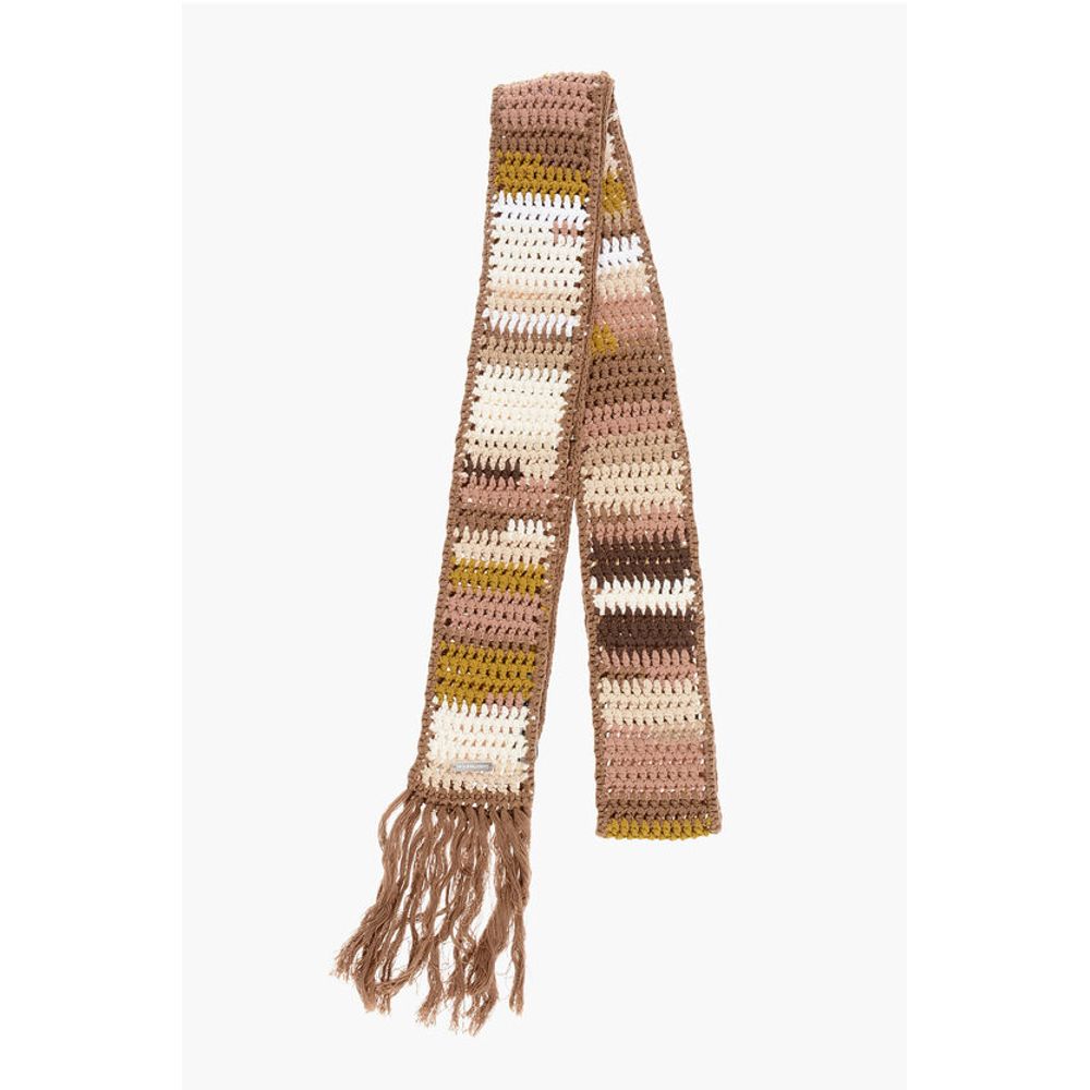 Fringed Crochet Scarf