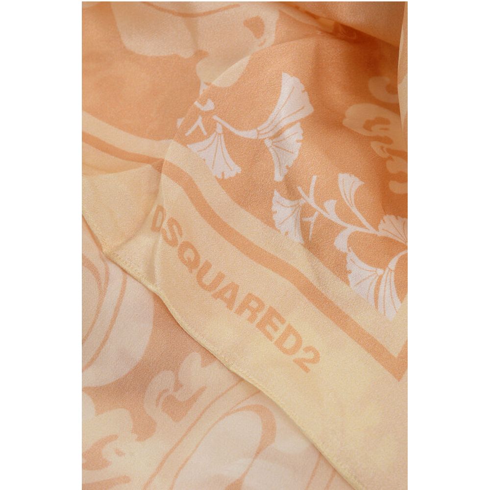 Patterned Silk Foulard