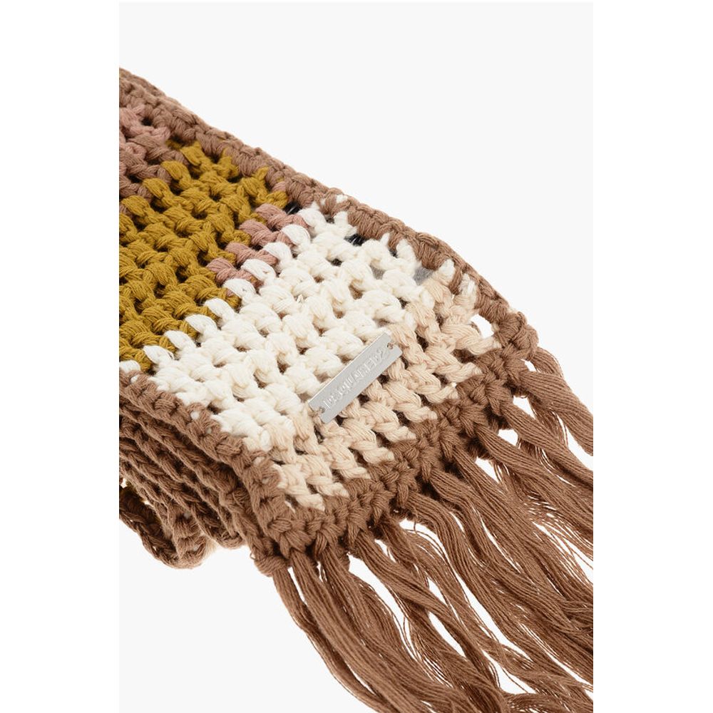 Fringed Crochet Scarf