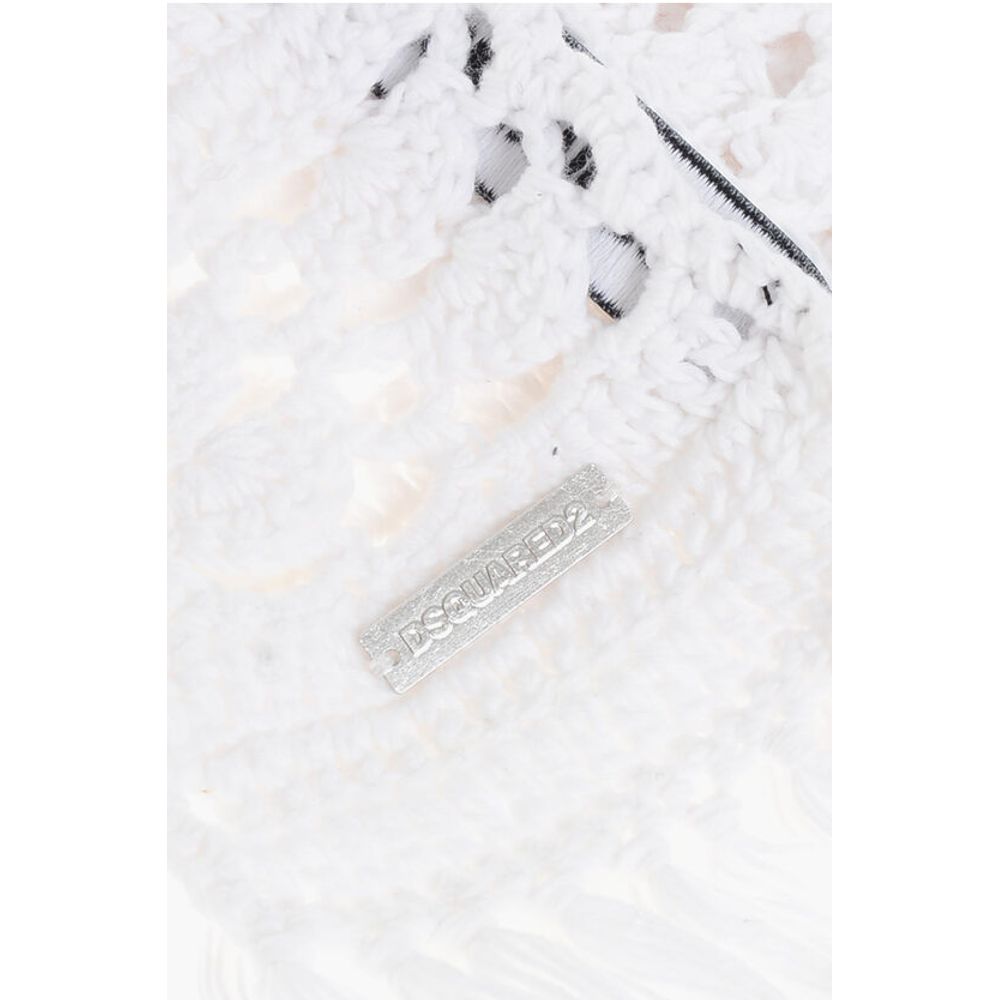 Solid Color Crochet Scarf with Fringes