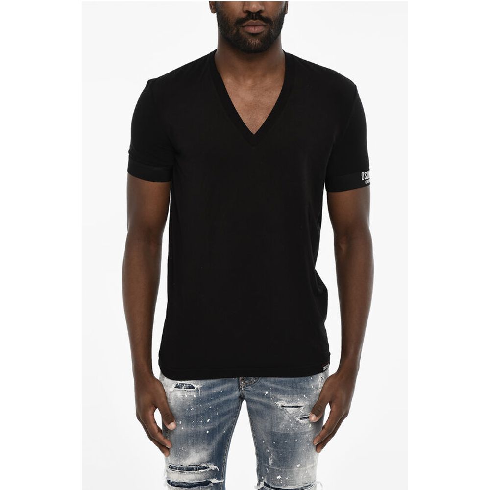 Cotton V-neck Underwear T-shirt