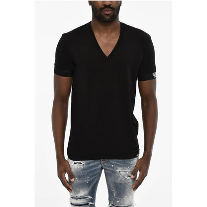 Cotton V-neck Underwear T-shirt