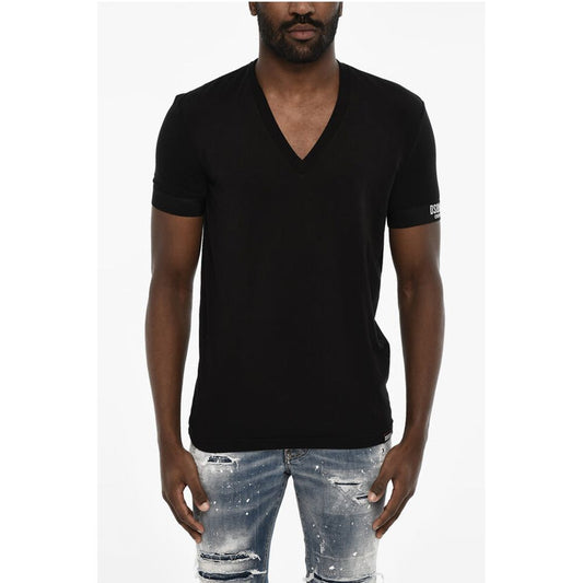 Cotton V-neck Underwear T-shirt