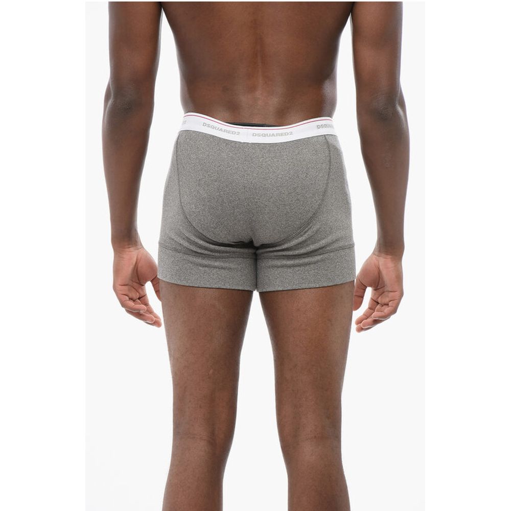 Ribbed Cotton Blend Boxer